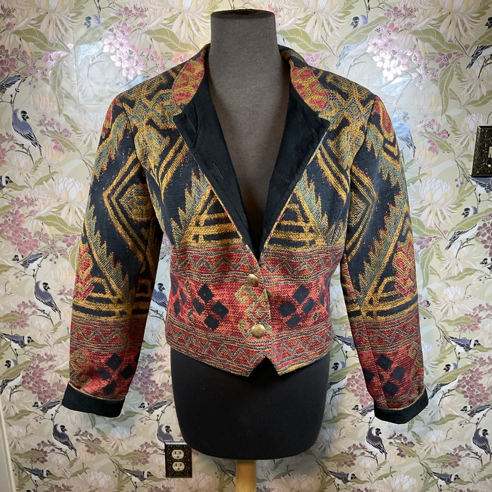 Southwestern Patterned Jacket - image 1